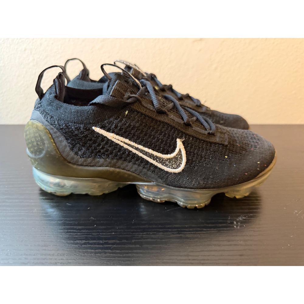 Nike Air Vapormax 2021 FK Flyknit Black Anthracite DC4112-002 Womens Size 6